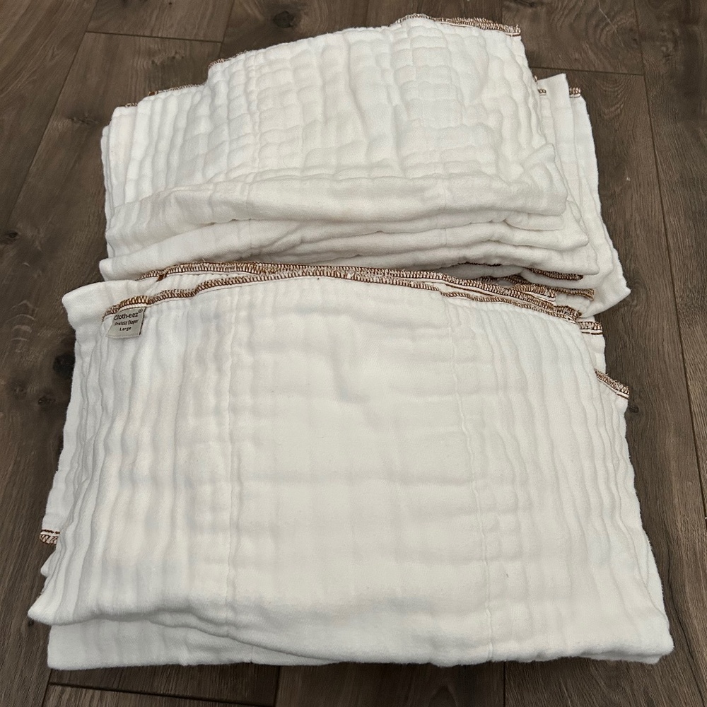 Cloth-eez Prefold Diapers, Size Large